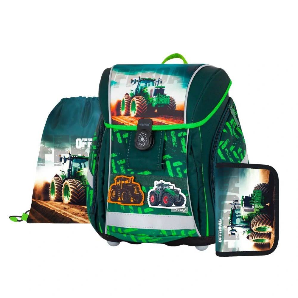 OXYBAG ŠKOLNÍ SET 7KS PREMIUM LIGHT traktor