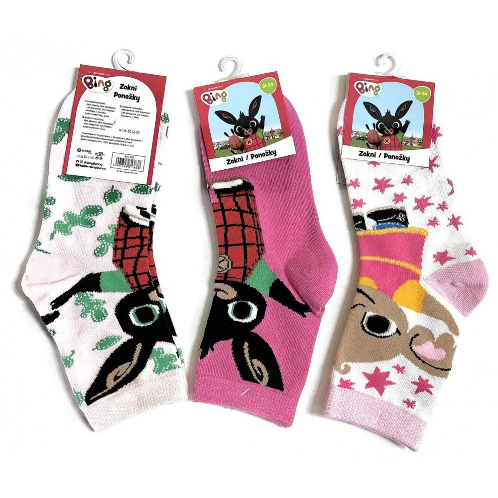 DÍVČÍ PONOŽKY KRÁLÍČEK BING