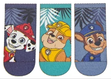 SADA 3 KS PONOŽKY KOTNÍČKOVÉ TLAPKOVÁ PATROLA