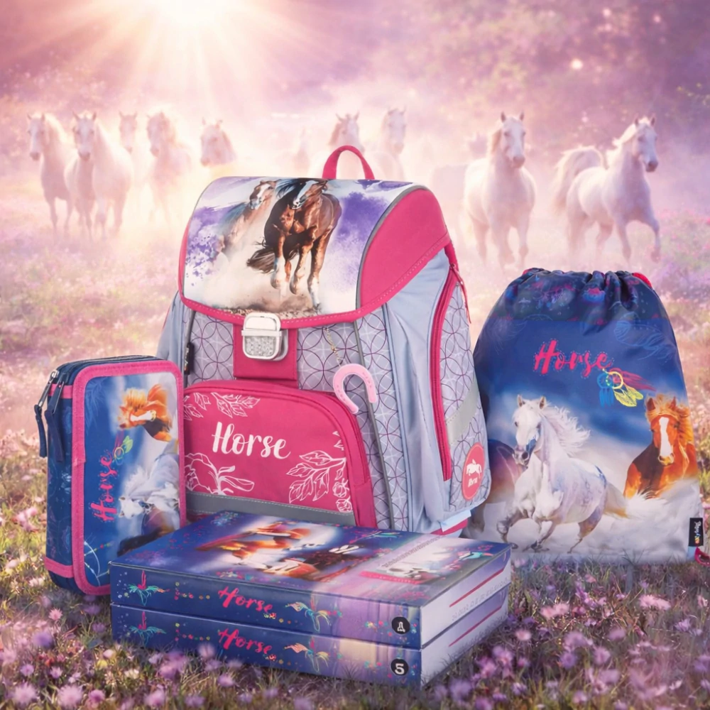 OXYBAG ŠKOLNÍ SET 5KS PREMIUM kůň