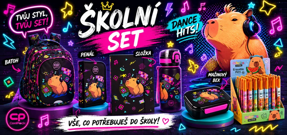 PATIO ZVÝHODNĚNÁ ŠKOLNÍ SADA KAPYBARA 6 KS