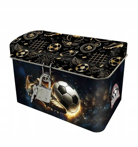 DERFORM POKLADNIČKA FOTBAL S VISACÍM ZÁMKEM