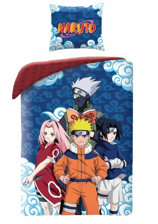 HALANTEX Bavlněné povlečení 140x200 + 70x90 cm - Naruto