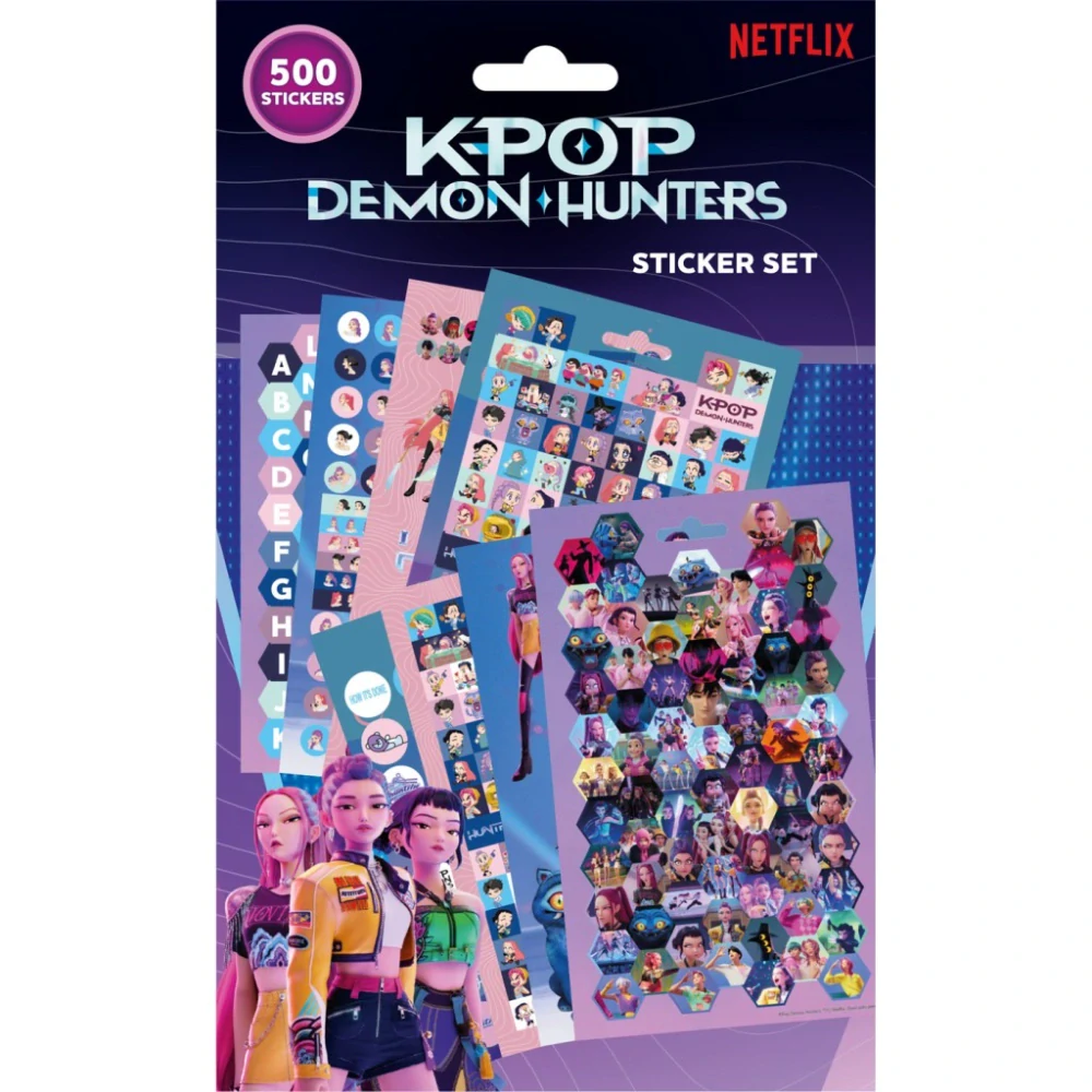 K-pop Demon Hunters set samolepek 500 ks