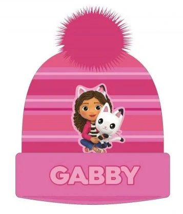 ZIMNÍ ČEPICE Gabbys Dollhouse-BALENÍ 6 kusů