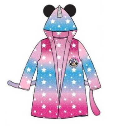 DÍVČÍ ŽUPAN MINNIE UNICORN TŘPYTIVÝ