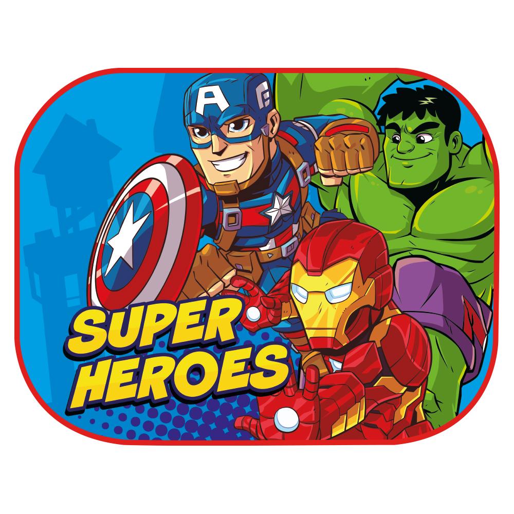 SADA 2 KS SLUNEČNÍ CLONA MARVEL SUPER HEROS