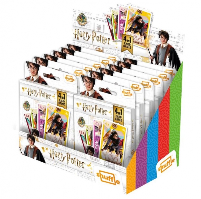  SHUFFLE KARTY HARRY POTTER 4 V 1