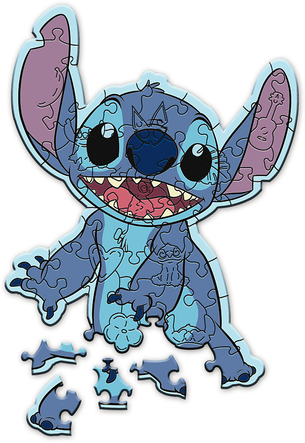 TREFL Wood Craft Junior puzzle Lilo & Stitch 50 dílků