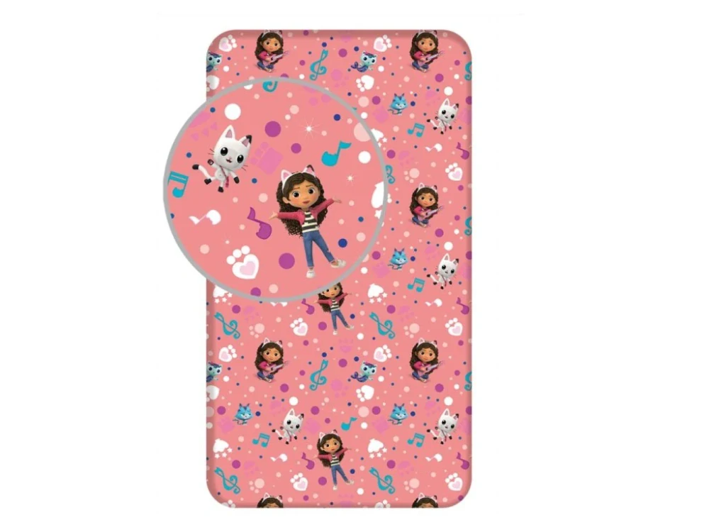 JERRY FABRICS SADA Povlečení Gabby's Dollhouse 02,prostěradlo