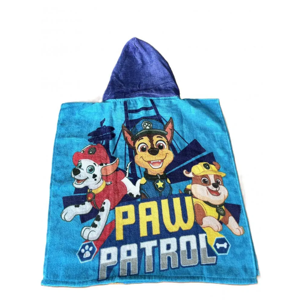 DĚTSKÉ PONČO TLAPKOVÁ PATROLA