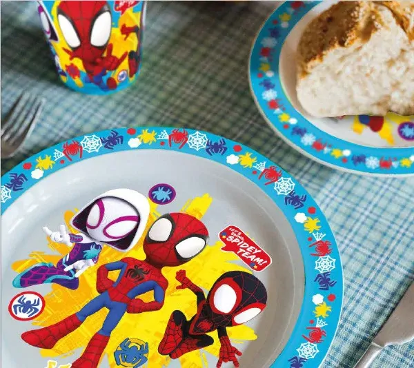 Jídelní sada s pohárkem Marvel Spidey
