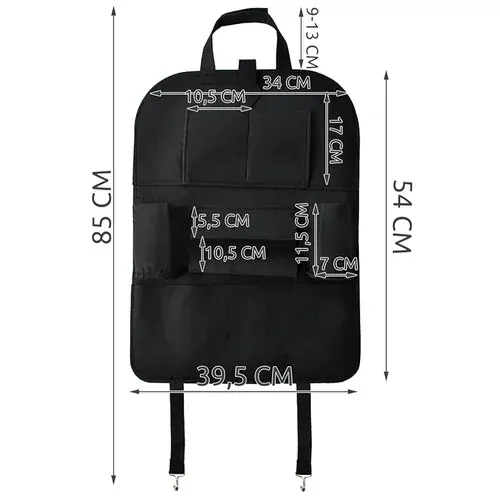 XTROBB AUTOKAPSÁŘ - ORGANIZÉR AUTOSEDAČKY ČERNÝ