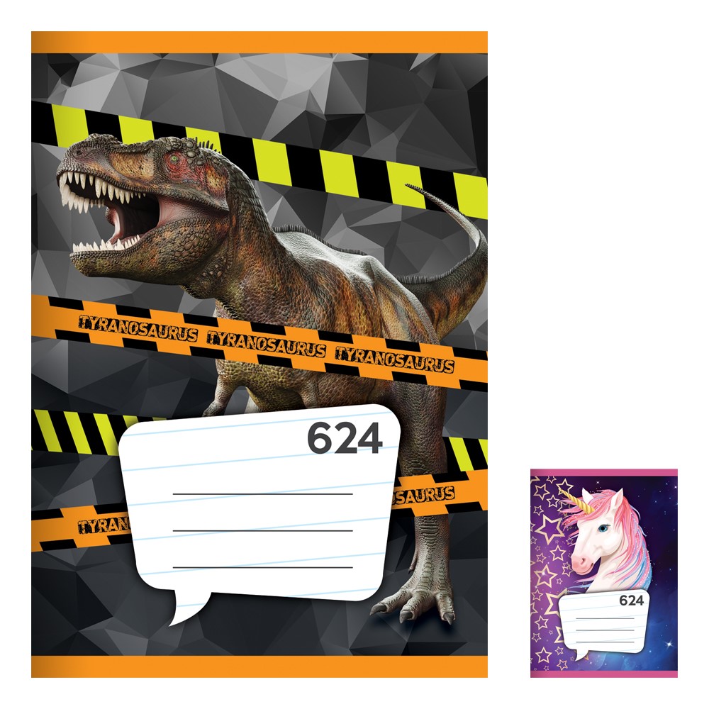 Sešit A6, 20 listový - linkovaný 624-balení 20 KS