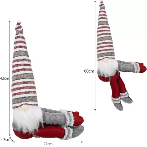 Ruhhy dekorativní skřítek se suchým zipem 42 cm