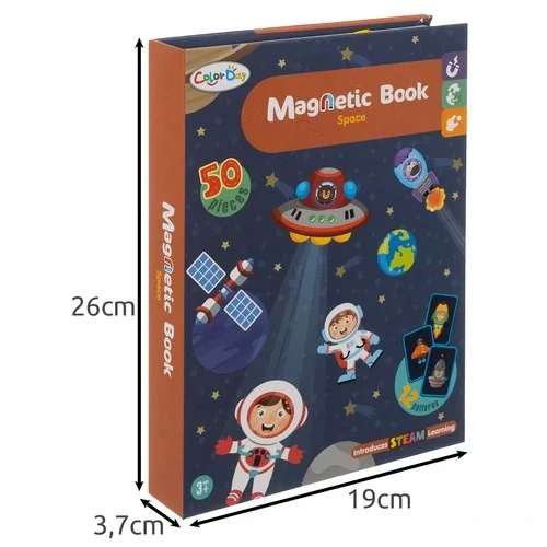 Kruzzel magnetické puzzle v knize vesmír