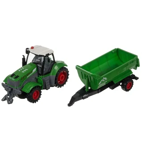 Kruzzel dálkově ovládaný traktor s přívěsem a světly