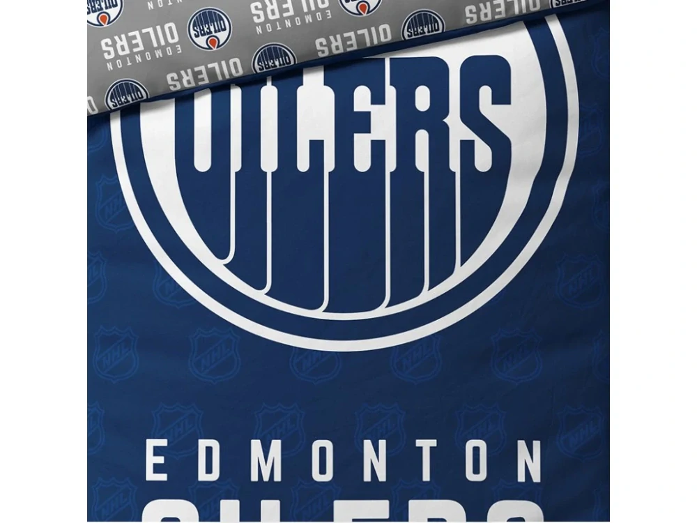  Hokejové povlečení NHL Edmonton Oilers Shields 140x200,70x90 cm