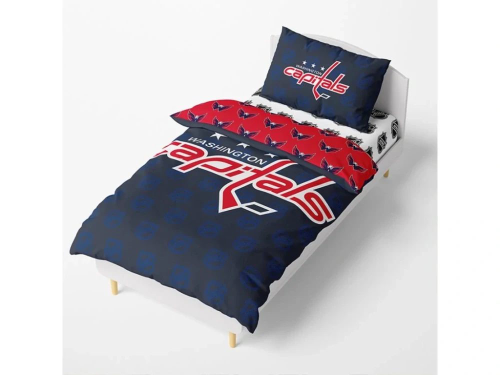Hokejové povlečení NHL Washington Capitals Shields 140x200,70x90 cm