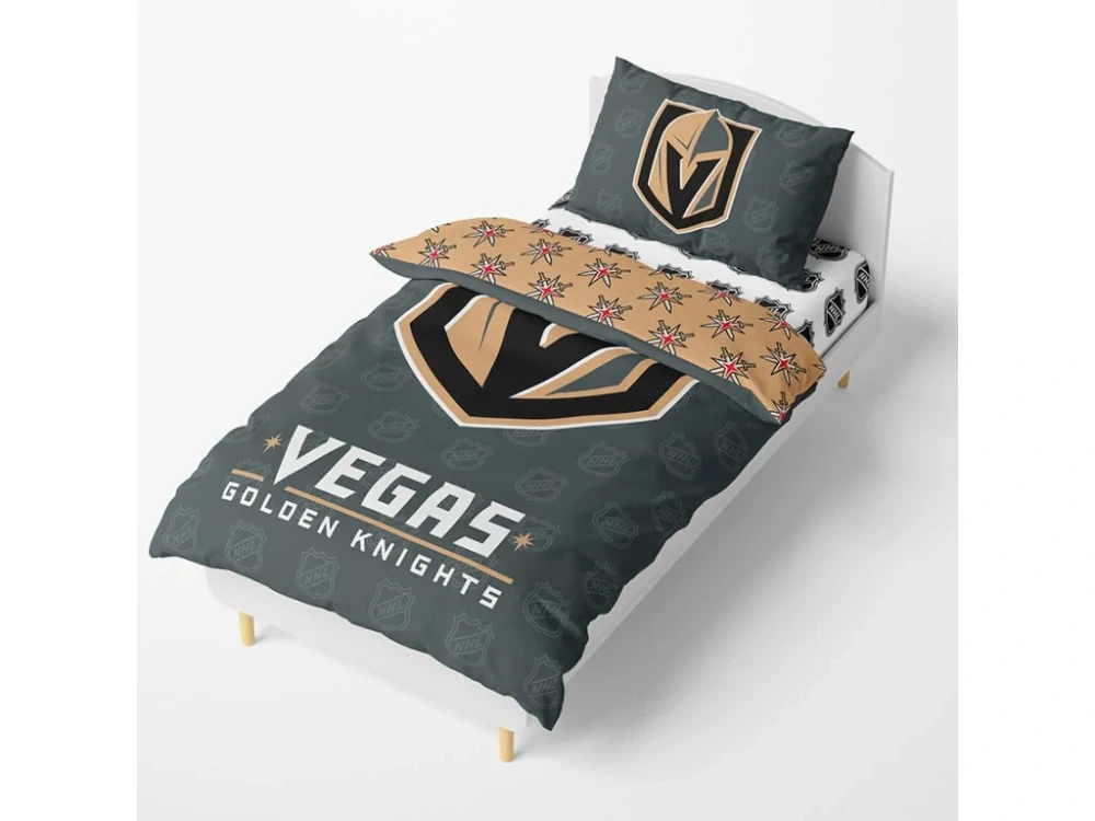 Hokejové povlečení NHL Vegas Golden Knights Shields 140x200,70x90 cm
