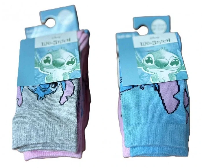 SADA 3 KS PONOŽKY LILO A STITCH