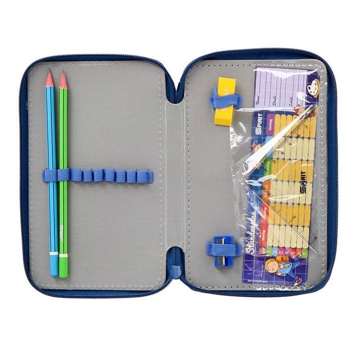 Penál 3-patrový/plný SPIRIT - Football Blue