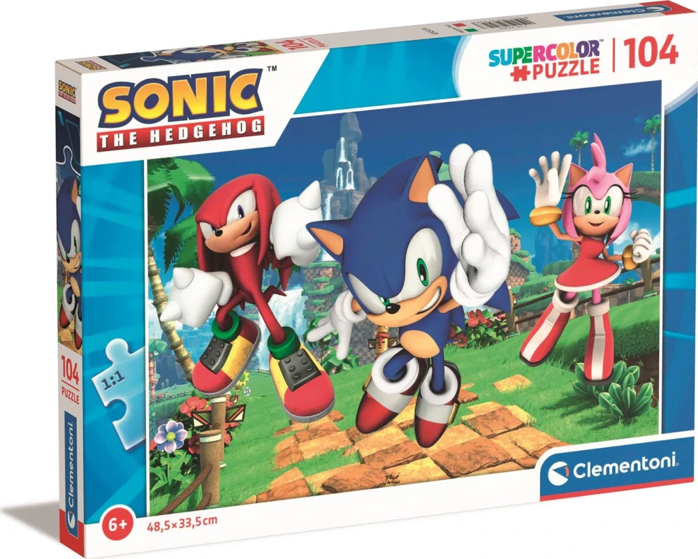 POVLEČENÍ SONIC+PUZZLE-AKČNÍ CENA