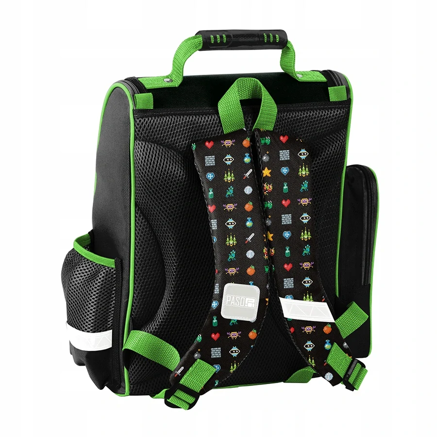 PASO ZVÝHODNĚNÁ ŠKOLNÍ SADA LEVEL UP 5KS-aktovka,penál,sáček,box,lahev