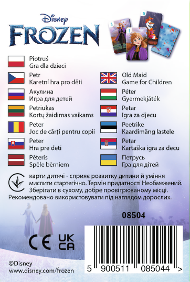 TREFL Černý Petr Ledové království
