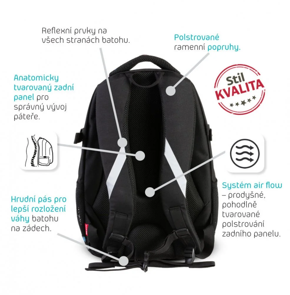 ŠKOLNÍ BATOH STIL FLOVERS