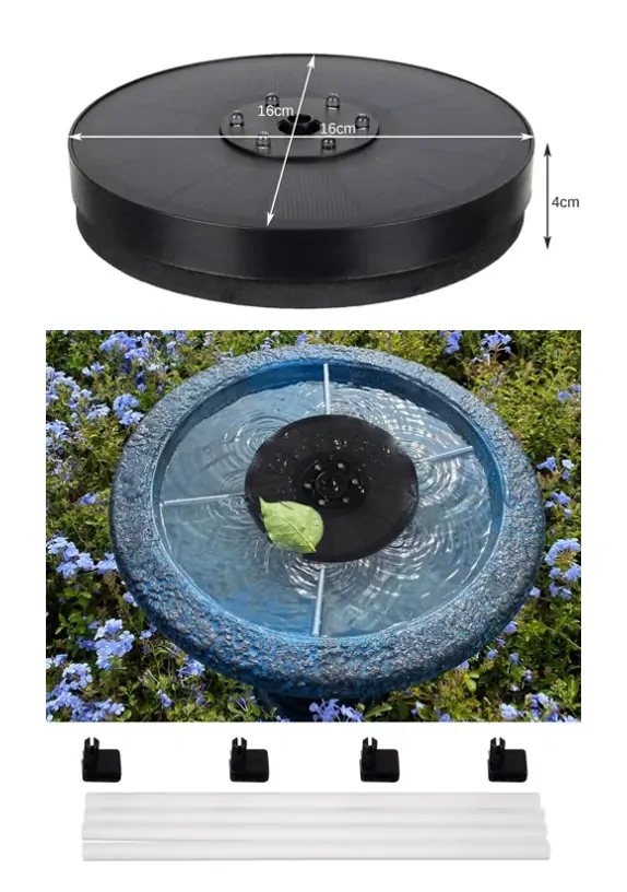 GARDLOV LED SOLÁRNÍ ZAHRADNÍ FONTÁNA