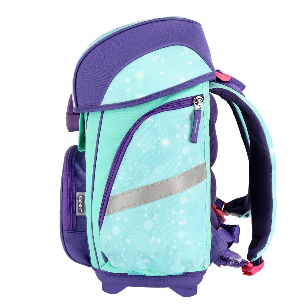 Školní batoh - 5-dílný set SMART 3D s LED osvětlením - Little Dream