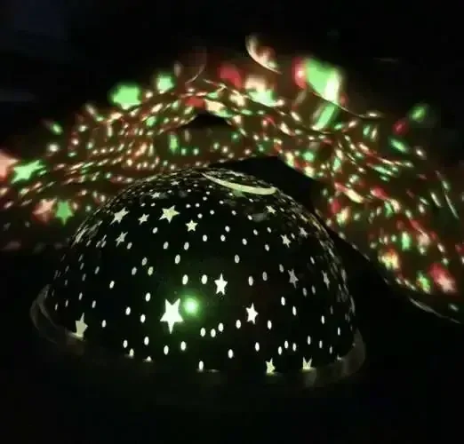 IZOXIS USB LAMPA - PROJEKTOR NOČNÍ OBLOHY RŮŽOVÝ