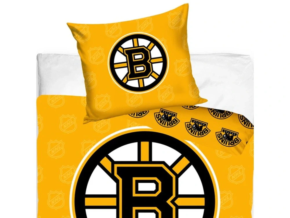 Hokejové povlečení NHL Boston Bruins Shields 140x200,70x90 cm