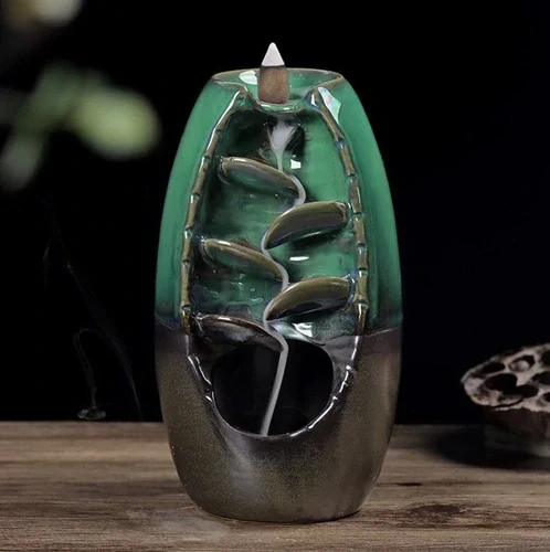 Ruhhy keramická aromalampa, kouřový vodopád