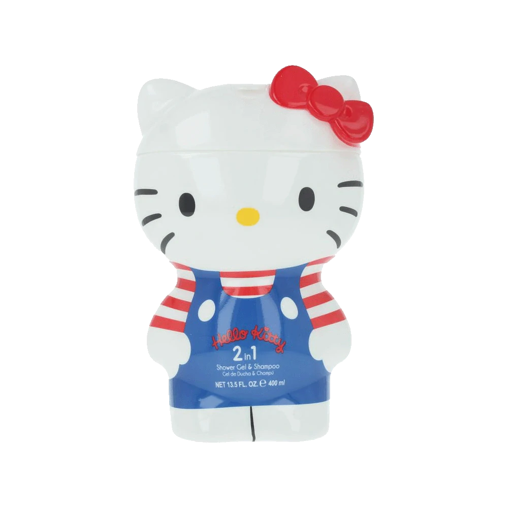 ZVÝHODNĚNÁ SADA HELLO KITTY POVLEČENÍ,OSUŠKA,2D 2v1 sprchový gel a šampon 400 ml