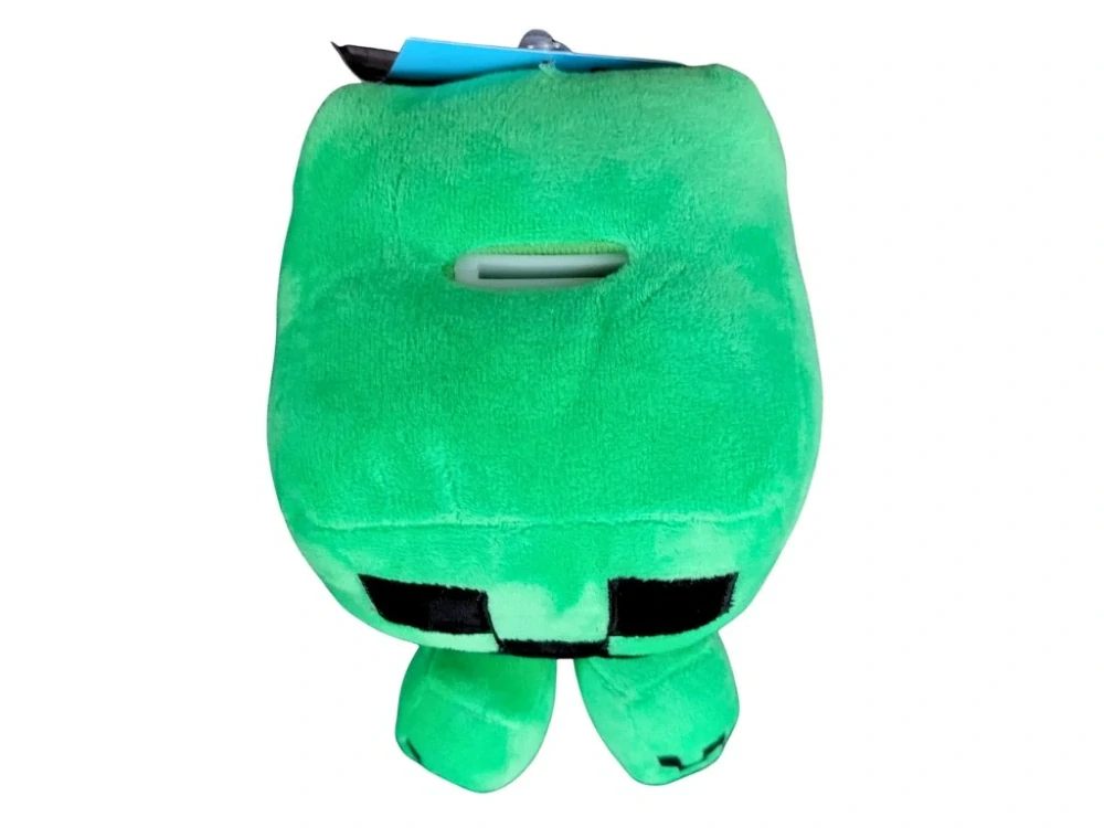 Plyšová pokladnička 3D MINECRAFT CREEPER zelená