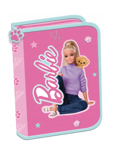 ZVÝHODNĚNÁ ŠKOLNÍ SADA 4KS BARBIE-aktovka,penál,sáček,zástěrka