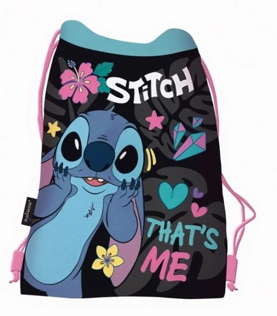 ZVÝHODNĚNÁ ŠKOLNÍ SADA LILO A STITCH 4KS-aktovka,penál,sáček,zástěrka vhodná pro prvňáčky