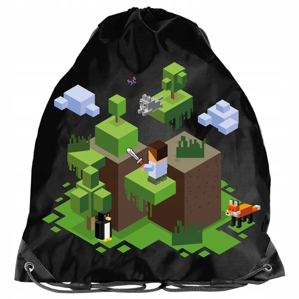 PASO ZVÝHODNĚNÁ ŠKOLNÍ SADA MINECRAFT 5KS-BATOH,PENÁL,SÁČEK,BOX,LAHEV