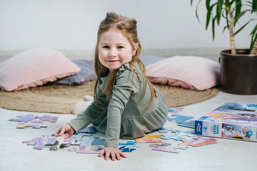 OBOUSTRANNÉ PUZZLE LEDOVÉ KRÁLOVSTVÍSUPER MAXI 24 dílků 