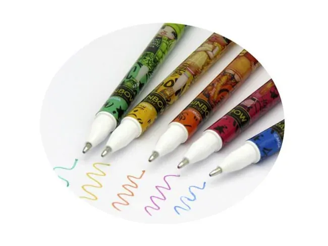TŘPYTIVÉ VONNÉ GELOVÉ PERO RAINBOW HIGH - SADA 5 KS