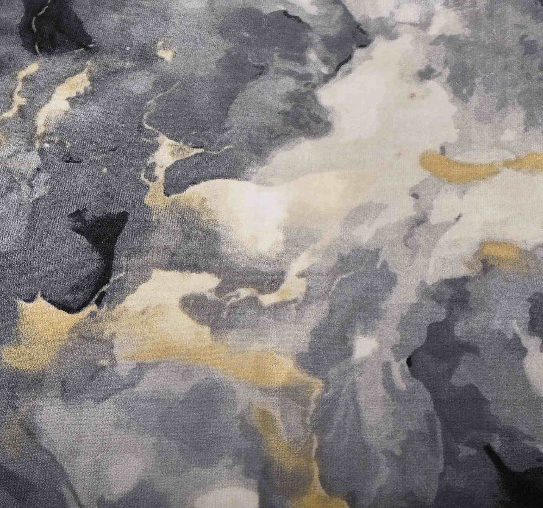 JAHU  Povlečení mikroflanel Mramor šedý 140x200, 70x90 cm
