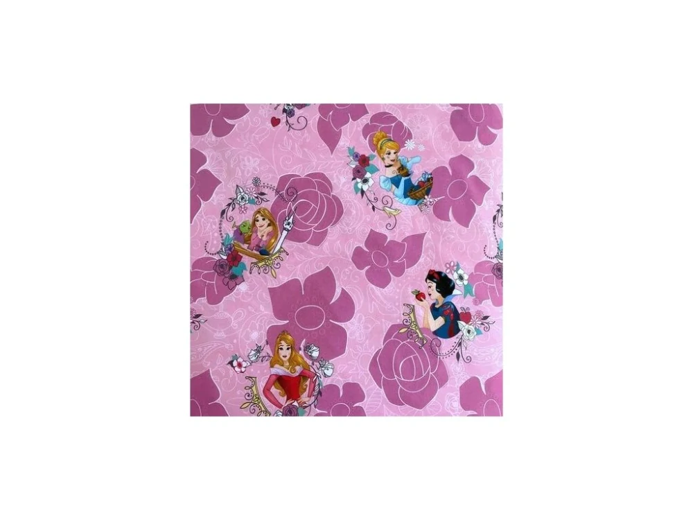 Bavlněné povlečení 140x200 + 70x90 cm - Princezny "Pink 02