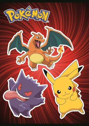 Školní sešit A5 Pokémon linkovaný 4 druhy