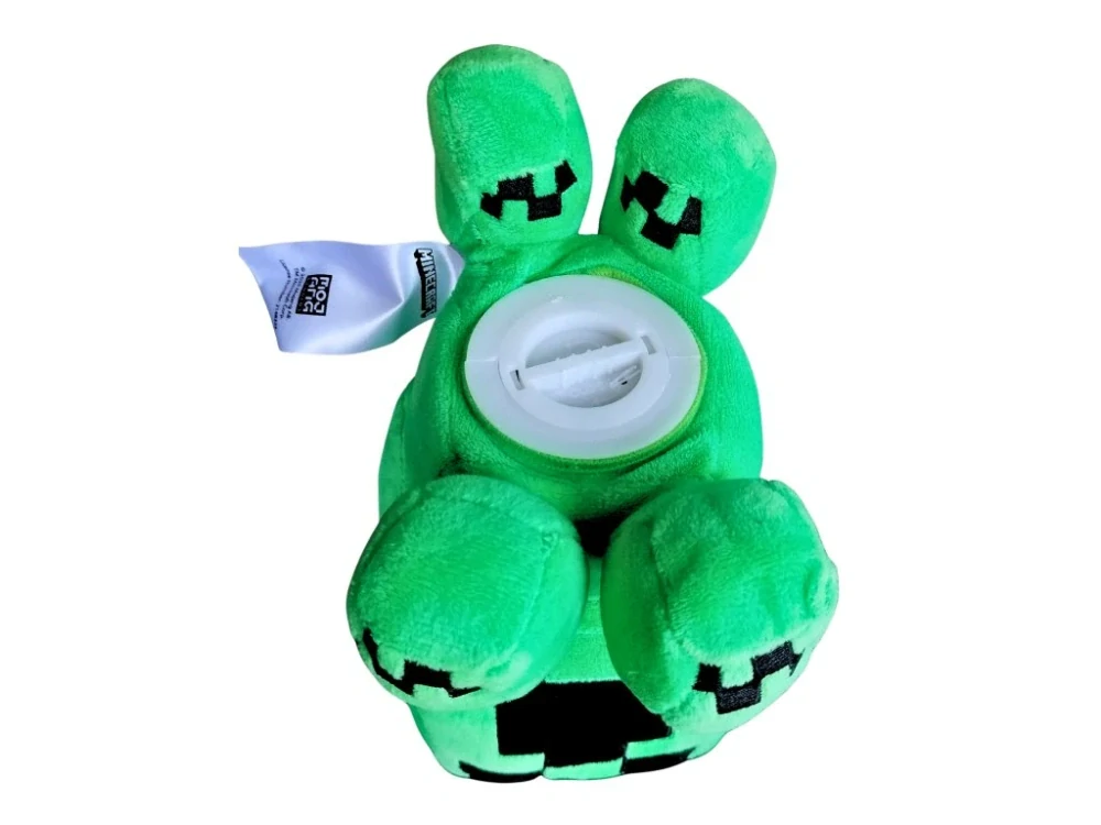 Plyšová pokladnička 3D MINECRAFT CREEPER zelená