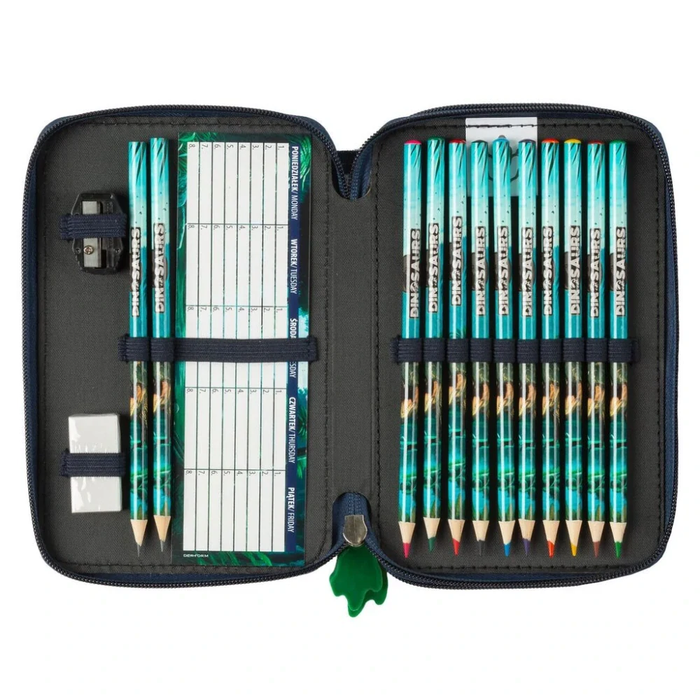 Zvýhodněná školní sada s aktovkou dinosauři 6 KS