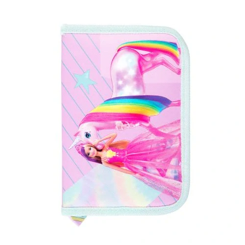 ZVÝHODNĚNÁ ŠKOLNÍ SADA 4KS BARBIE-aktovka,penál,sáček,zástěrka