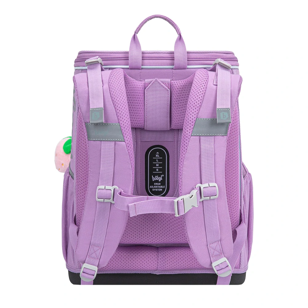 BAAGL SET 3 Zippy Lavender: aktovka, penál, sáček