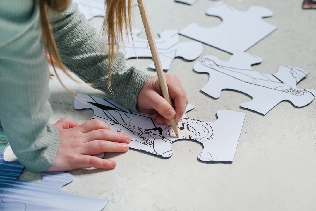 OBOUSTRANNÉ PUZZLE LEDOVÉ KRÁLOVSTVÍSUPER MAXI 24 dílků 